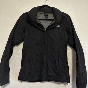 North face black women’s rain coat. Size small